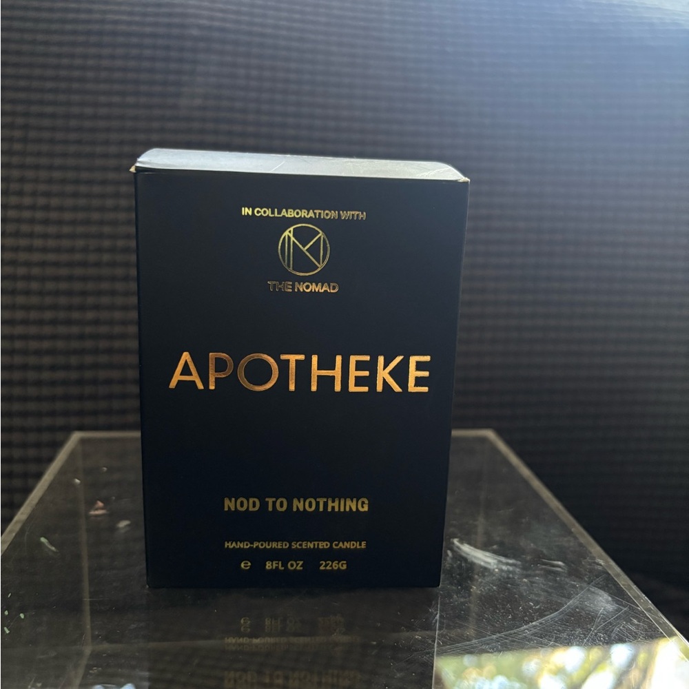Apotheke + The Nomad Nod to Nothing 8oz Candle